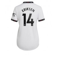 Dres Manchester United Christian Eriksen #14 Gostujuci za Žensko 2022-23 Kratak Rukav